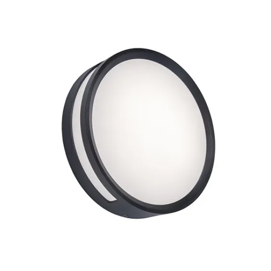 Lutec Rola sötétszürke LED kültéri fali/mennyezeti lámpa (LUT-6382201118) LED 1 izzós IP54