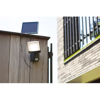 Lutec Sunshine sötétszürke napelemes LED kültéri fali lámpa (LUT-6925701345) LED 1 izzós IP54