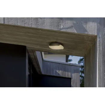 Lutec Sweep sötétszürke LED kültéri fali/mennyezeti lámpa (LUT-6303401118) LED 1 izzós IP54