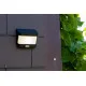 Lutec Try matt fekete napelemes LED kültéri fali lámpa (LUT-6939101330) LED 1 izzós IP54