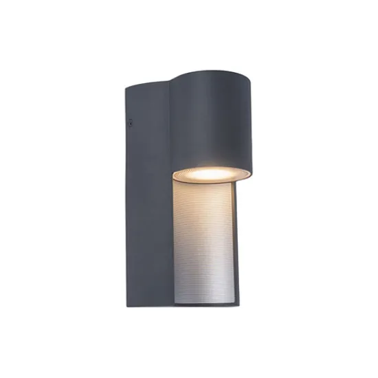 Lutec Urban sötétszürke kültéri fali lámpa (LUT-5196501118) GU10 1 izzós IP54