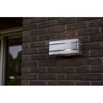 Lutec Vidar galvanizált kültéri fali lámpa (LUT-5011602461) E27 1 izzós IP54