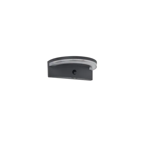 Lutec Vyzor sötétszürke napelemes LED kültéri fali lámpa (LUT-6915701335) LED 1 izzós IP44