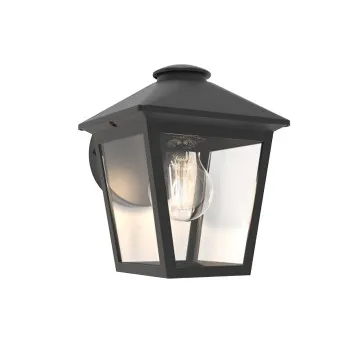 Lutec Zago matt fekete kültéri falikar (LUT-5294502012) E27 1 izzós IP44