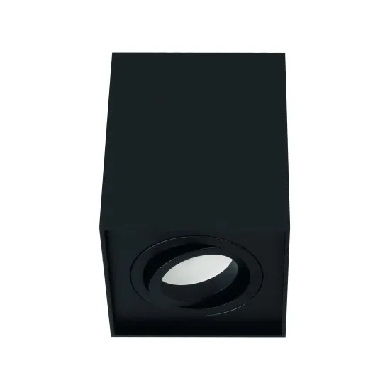 Maxlight Basic Square fekete mennyzeti lámpa (MAX-C0071) GU10 1 izzós IP20