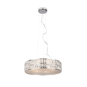Maxlight Diamante króm-átlátszó függesztett lámpa (MAX-P0236) G9 5 izzós IP20
