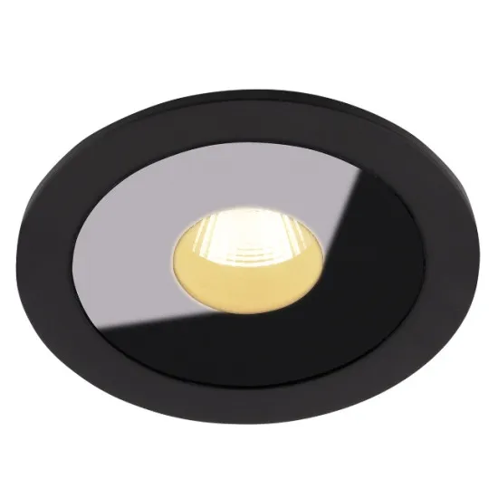 Maxlight Plazma fekete LED fürdőszobai beépíthető spot lámpa (MAX-H0088) LED 1 izzós IP54