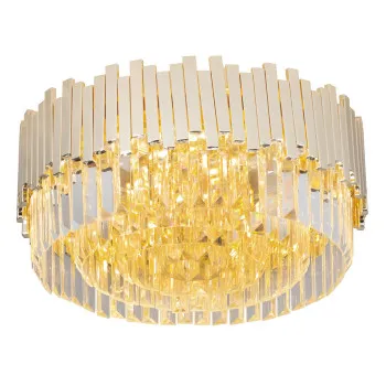 Maxlight Trend átlátszó-arany mennyzeti lámpa (MAX-C0165) E14 8 izzós IP20