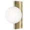 Maytoni Avant-garde sárgaréz-fehér fali lámpa (MAY-MOD324WL-01BS) G9 1 izzós IP20