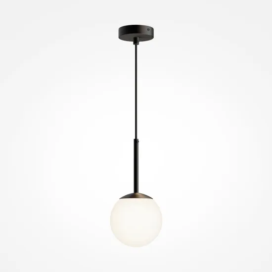 Maytoni Basic form fekete-fehér függesztett lámpa (MAY-MOD321PL-01B) E14 1 izzós IP20