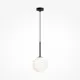 Maytoni Basic form fekete-fehér függesztett lámpa (MAY-MOD321PL-01B1) E14 1 izzós IP20