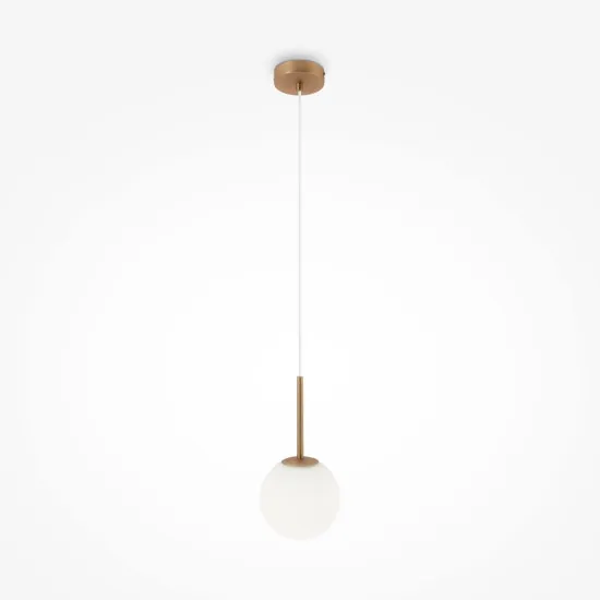 Maytoni Basic form arany-fehér függesztett lámpa (MAY-MOD321PL-01G1) E14 1 izzós IP20