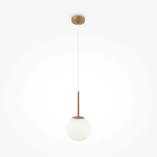 Maytoni Basic form arany-fehér függesztett lámpa (MAY-MOD321PL-01G2) E14 1 izzós IP20