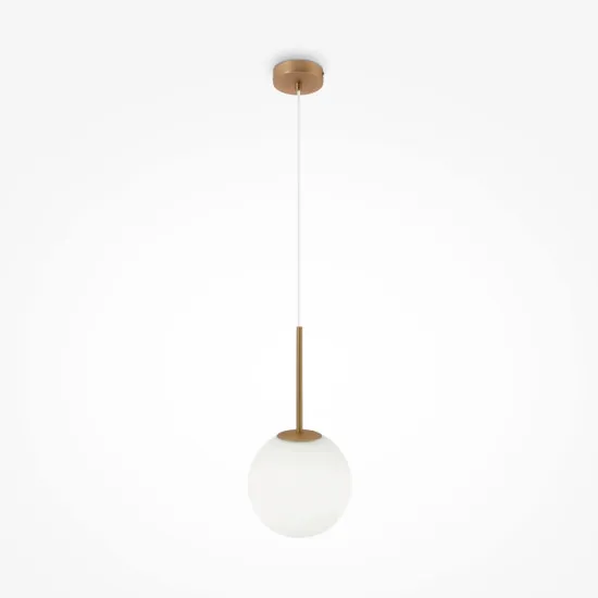 Maytoni Basic form arany-fehér függesztett lámpa (MAY-MOD321PL-01G3) E14 1 izzós IP20