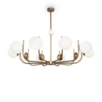 Maytoni Rendez-vous fehér-réz csillár (MAY-MOD109PL-10BS) E14 10 izzós  IP20