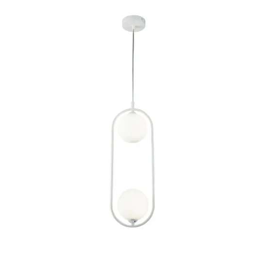 Maytoni Ring fehér függesztett lámpa (MAY-MOD013PL-02W) G9 2 izzós IP20