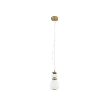 Nowodvorski Ceramic fehér-barna LED függesztett lámpa (TL-11702) LED 1 izzós IP20