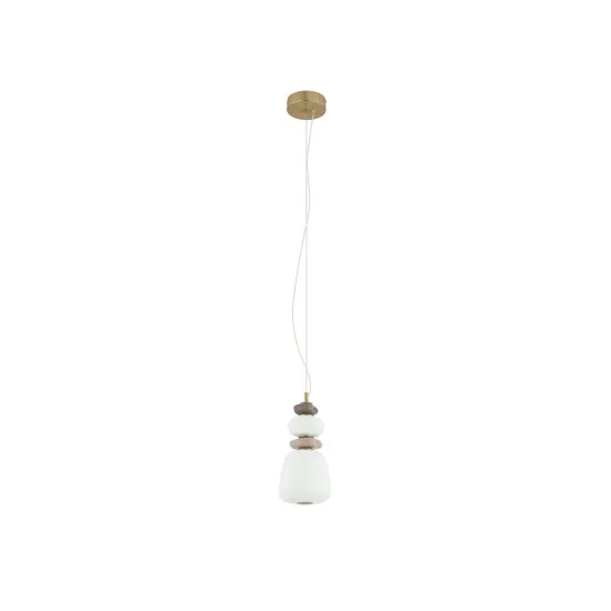 Nowodvorski Ceramic fehér-barna LED függesztett lámpa (TL-11702) LED 1 izzós IP20