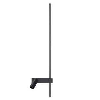 Nowodvorski EASY LED RIGHT fekete fali lámpa (TL-11426) GU10 2 izzós IP20