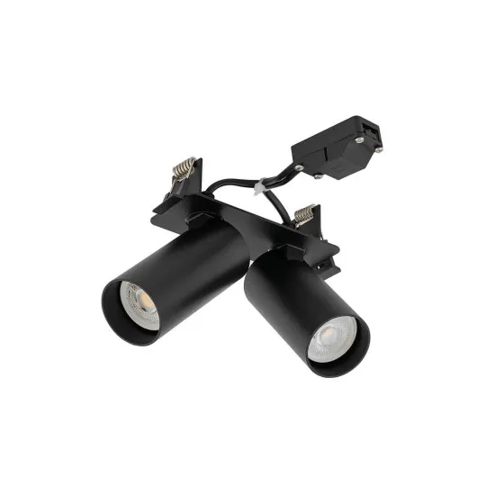 Nowodvorski Fourty fekete beépíthető lámpa (TL-11442) GU10 2 izzós IP20