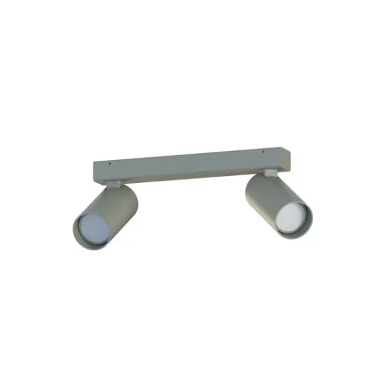 Nowodvorski Fourty szürke mennyezeti spotlámpa (TL-11466) GU10 2 izzós IP20