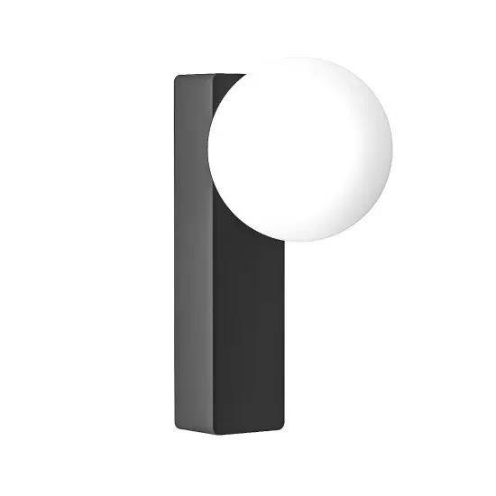 Open Design Boletta Parette Nero  fehér-fekete fali lámpa (OR-OR85556) G9 1 izzós IP44