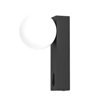 Open Design Boletta Parette Nero Switch fehér-fekete fali lámpa (OR-OR85570) G9 1 izzós IP20