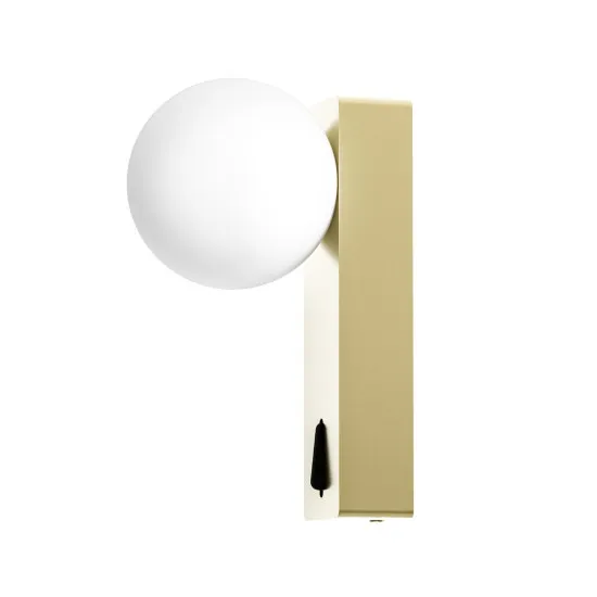 Open Design Boletta Parette OLd Gold Switch fehér-arany fali lámpa (OR-OR85563) G9 1 izzós IP20