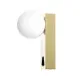 Open Design Boletta Parette OLd Gold Switch fehér-arany fali lámpa (OR-OR85563) G9 1 izzós IP20