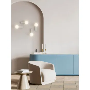 Open Design Boletta Parette Toupe  fehér-barna fali lámpa (OR-OR85549) G9 1 izzós IP44