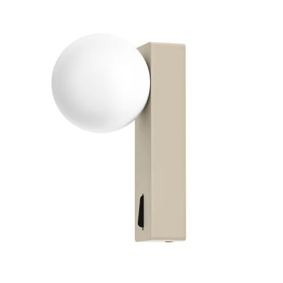 Open Design Boletta Parette Toupe Switch fehér-fekete fali lámpa (OR-OR85587) G9 1 izzós IP20