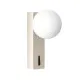 Open Design Boletta Parette Toupe Switch fehér-fekete fali lámpa (OR-OR85587) G9 1 izzós IP20