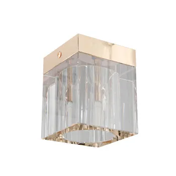 Open Design Cubo Claro Gold átlátszó-arany kristály mennyezeti lámpa (OR-OR86188) G9 1 izzós IP20
