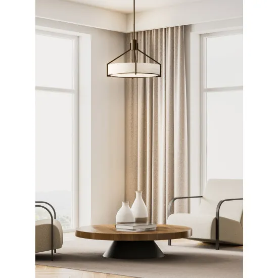 Open Design Doretto Chocco 50 barna-bézs függesztett lámpa (OR-OR85648) E27 4 izzós IP20