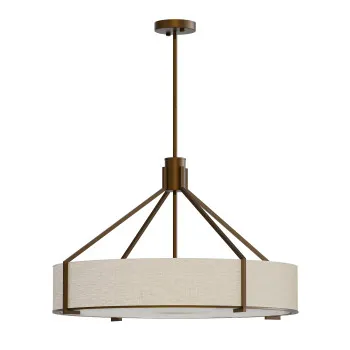 Open Design Doretto Chocco 70 barna-bézs függesztett lámpa (OR-OR85679) E27 6 izzós IP20
