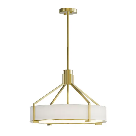 Open Design Doretto Old Gold 50 krémfehér-arany függesztett lámpa (OR-OR85631) E27 4 izzós IP20