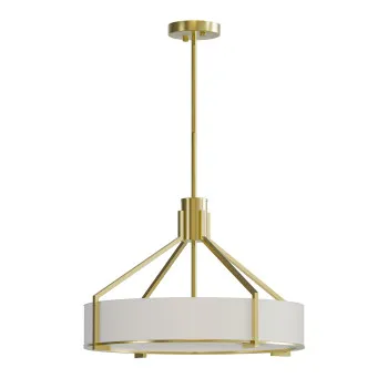 Open Design Doretto Old Gold 50 krémfehér-arany függesztett lámpa (OR-OR85631) E27 4 izzós IP20