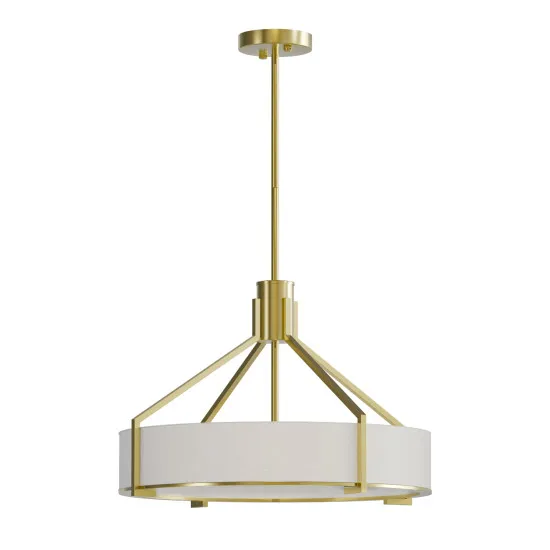 Open Design Doretto Old Gold 50 krémfehér-arany függesztett lámpa (OR-OR85631) E27 4 izzós IP20