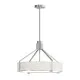 Open Design Doretto Satin Nikiel 50 fehér-nikkel függesztett lámpa (OR-OR85624) E27 4 izzós IP20