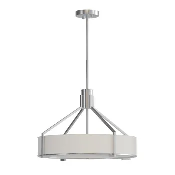 Open Design Doretto Satin Nikiel 50 fehér-nikkel függesztett lámpa (OR-OR85624) E27 4 izzós IP20