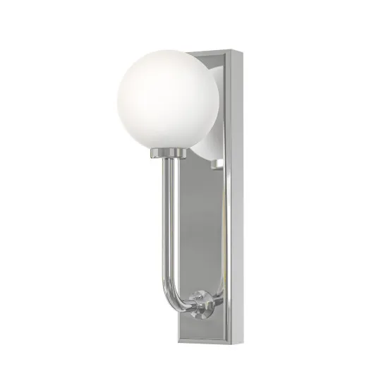 Open Design Ero Parette Cromo  fehér-króm fali lámpa (OR-OR85594) G9 1 izzós IP44