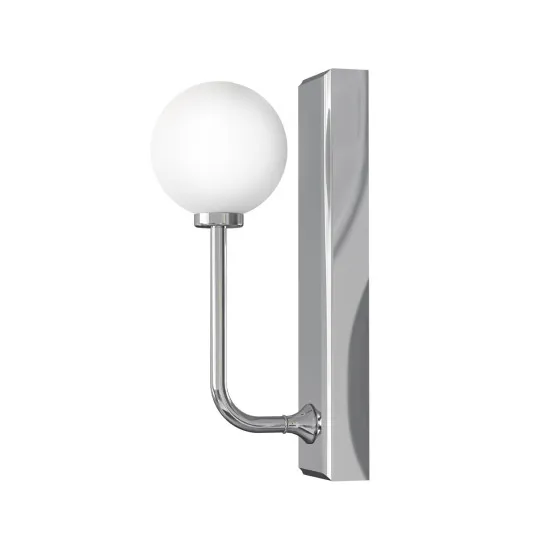 Open Design Ero Parette Cromo  fehér-króm fali lámpa (OR-OR85594) G9 1 izzós IP44