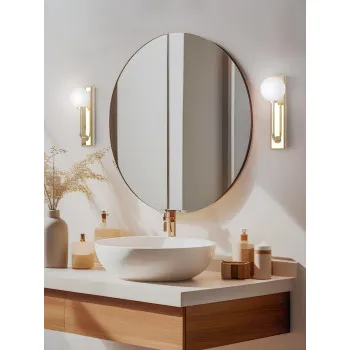 Open Design Ero Prette Gold  fehér-arany fali lámpa (OR-OR85617) G9 1 izzós IP44