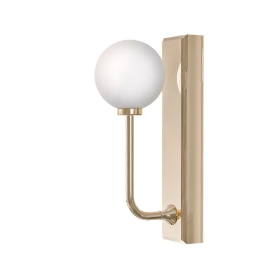 Open Design Ero Prette Gold  fehér-arany fali lámpa (OR-OR85617) G9 1 izzós IP44