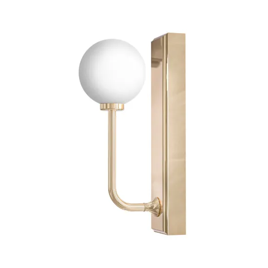 Open Design Ero Prette Gold  fehér-arany fali lámpa (OR-OR85617) G9 1 izzós IP44