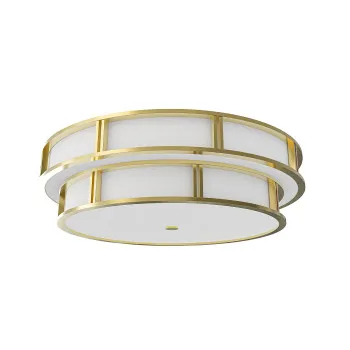 Open Design Piano PL Old Gold 80 fehér-arany mennyezeti lámpa (OR-OR85754) E27 6 izzós IP20