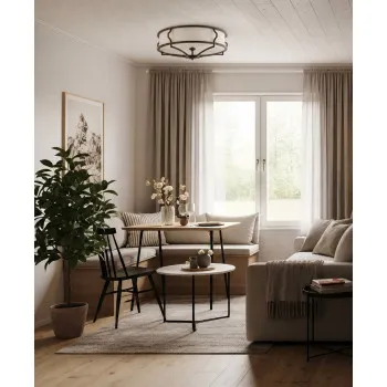 Open Design Stesso PL Chocco M fehér-barna mennyezeti lámpa (OR-OR86607) E27 4 izzós IP20