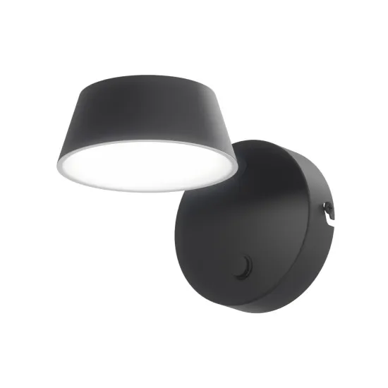Open Design Timo Parette Nero CCT fekete LED fali lámpa (OR-OR86522) LED 1 izzós IP20