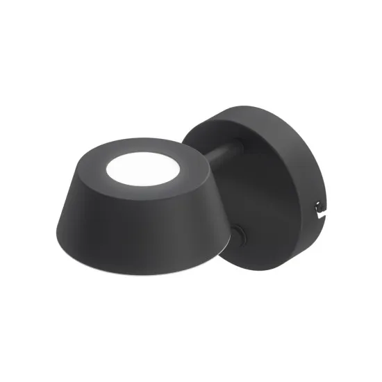 Open Design Timo Parette Nero CCT fekete LED fali lámpa (OR-OR86522) LED 1 izzós IP20