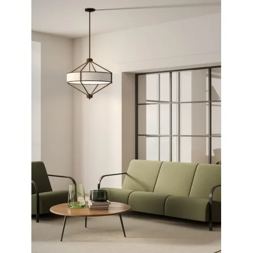 Open Design Zundo Chocco 60 barna-bézs függesztett lámpa (OR-OR85846) E27 4 izzós IP20